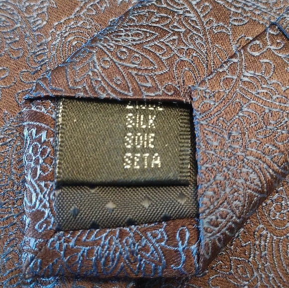 Satya Paul Parsley Design Silk Neck Tie, NWOT - Picture 5 of 9